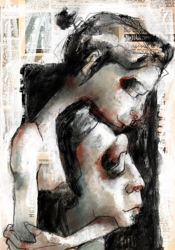 The Weight of Our Embrace di ipek Tandar, Stampa in vendita su Singulart
