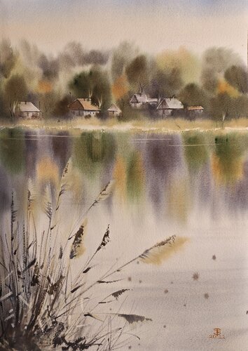 Stories of my town di Tomas Bajorunas, Pittura in vendita su Singulart