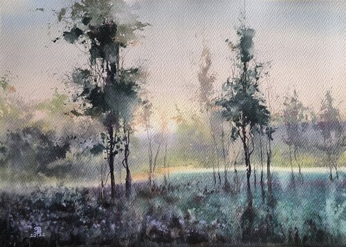 Before sleep van Tomas Bajorunas, Schilderij te koop op Singulart