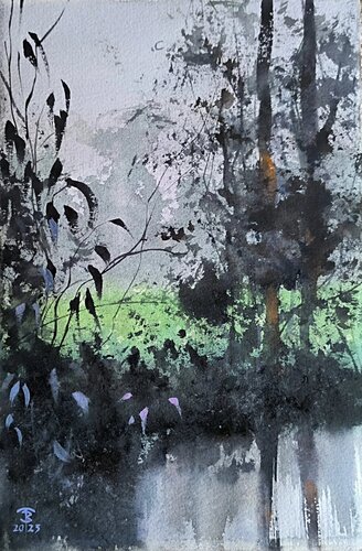 After the rain van Tomas Bajorunas, Schilderij te koop op Singulart