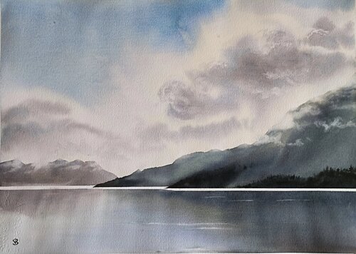 Memories of Norge di Tomas Bajorunas, Pittura in vendita su Singulart
