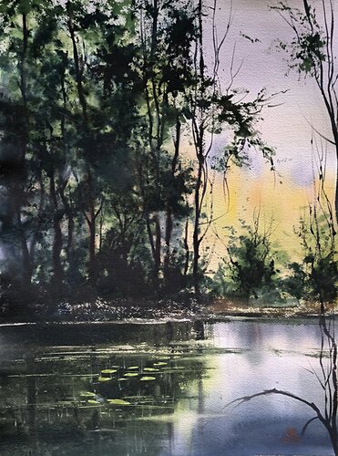 Nature's window von Tomas Bajorunas, Malerei kaufen auf Singulart