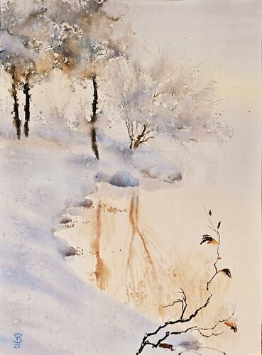 Winter softness van Tomas Bajorunas, Schilderij te koop op Singulart