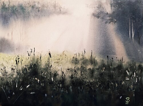 Natures eye by Tomas Bajorunas, Painting for Sale on Singulart