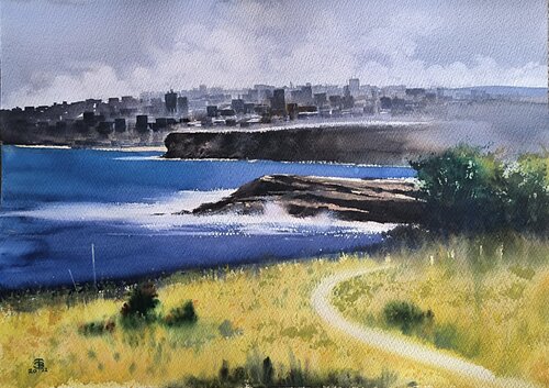 Looking to Sydney... von Tomas Bajorunas, Malerei kaufen auf Singulart