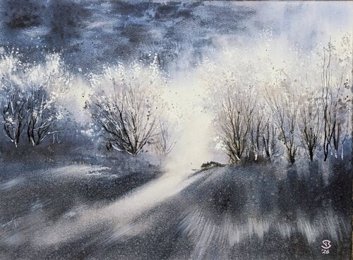 Frost glow von Tomas Bajorunas, Malerei kaufen auf Singulart