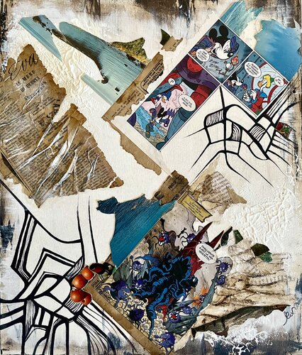 Far Away, Beyond the Known Realms by Amalia Cavallaro, 회화 for Sale on Singulart