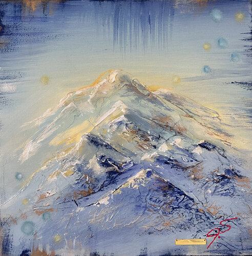 Berg / Aufbruch (Mountain / Ascent) by Tanja Streichert, Painting for Sale on Singulart