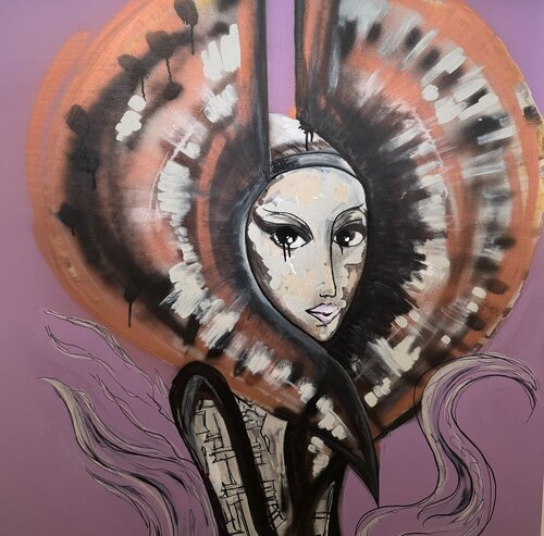 Panache vaporisé van Elise Thibault, Schilderij te koop op Singulart