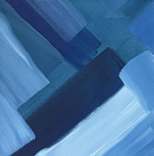 Reflet d'un instant lll van Elise Thibault, Schilderij te koop op Singulart
