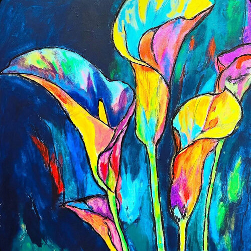 My sweet lily von Frankie Duru, Malerei kaufen auf Singulart