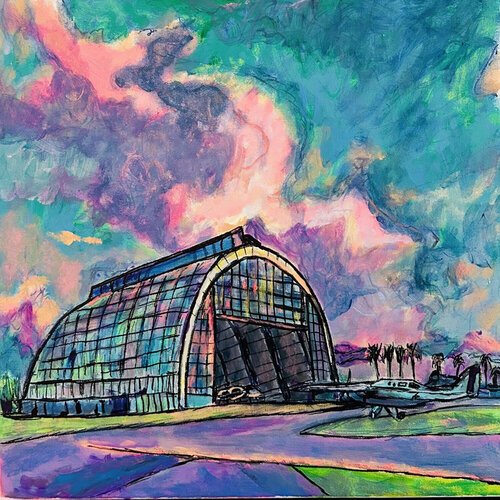 Sunlit Aviation di Frankie Duru, Pittura in vendita su Singulart