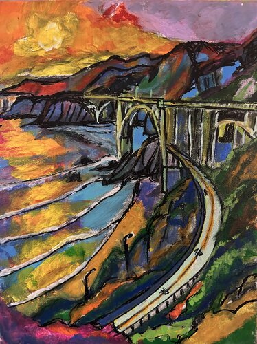 Bixby joyride by Frankie Duru, Painting for Sale on Singulart