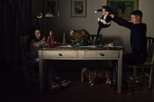 The table at night ( years later ) Francesco Majo