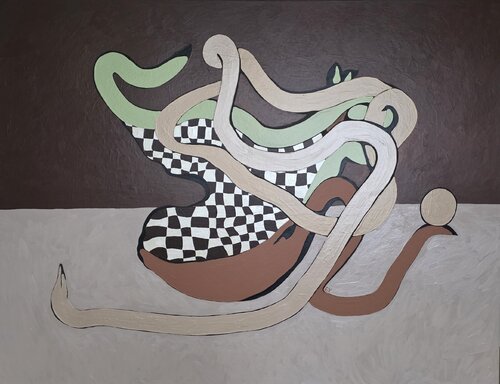 "Treasure" par Erika Vilimaitytė, Peinture en vente sur Singulart