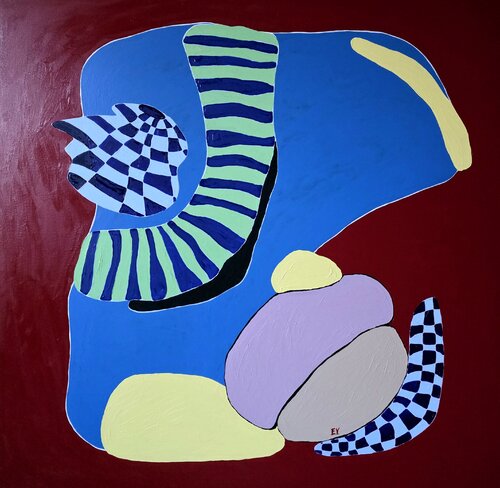 "Softly held" van Erika Vilimaitytė, Schilderij te koop op Singulart