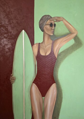 "The search" de Erika Vilimaitytė, Pintura a la venta en Singulart