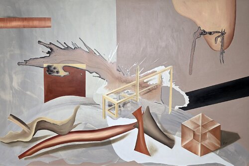 "Constructing absence" by Erika Vilimaitytė, Painting for Sale on Singulart