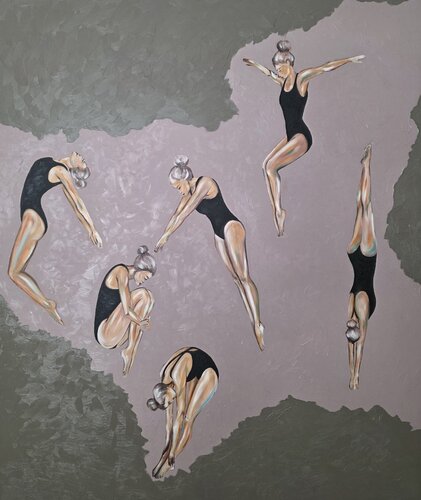 "Weightless" de Erika Vilimaitytė, Pintura a la venta en Singulart