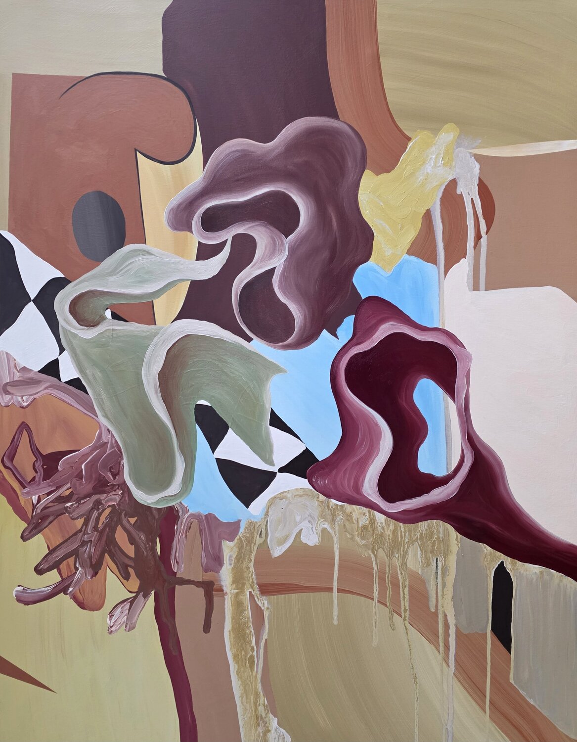 "Form of bloom" Erika Vilimaitytė Dipinto originale in vendita