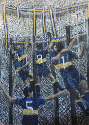 Gol de Boca van Beto Urruty, Schilderij te koop op Singulart