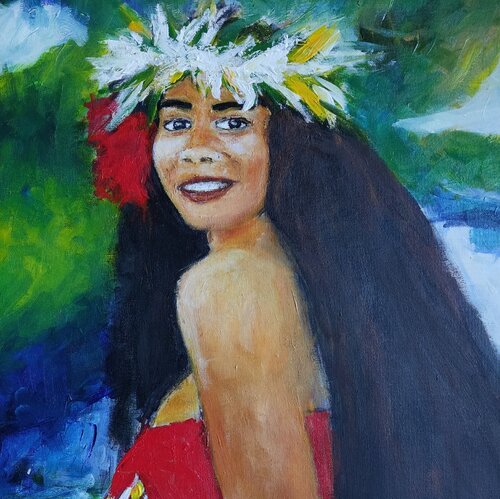 Polinesia di Beto Urruty, Pittura in vendita su Singulart