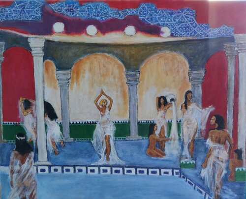 El Harén par Beto Urruty, Peinture en vente sur Singulart