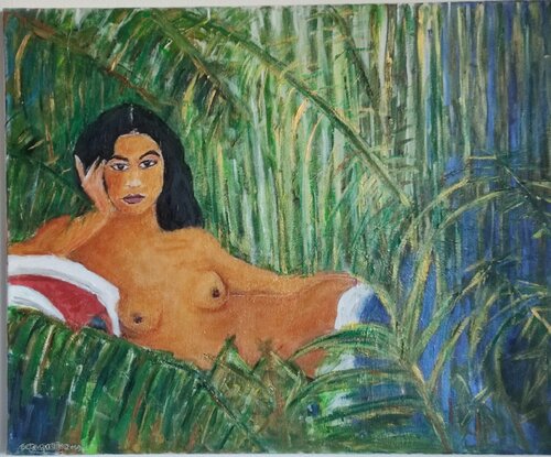 Perdida en la Polinesia von Beto Urruty, Malerei kaufen auf Singulart