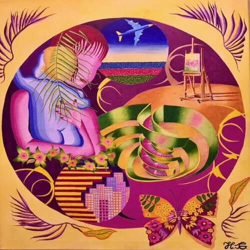 Circles of a Life de Hanna Gasanova, Pintura a la venta en Singulart