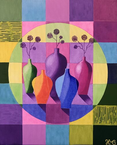 "Combination of colors" de Hanna Gasanova, Pintura a la venta en Singulart