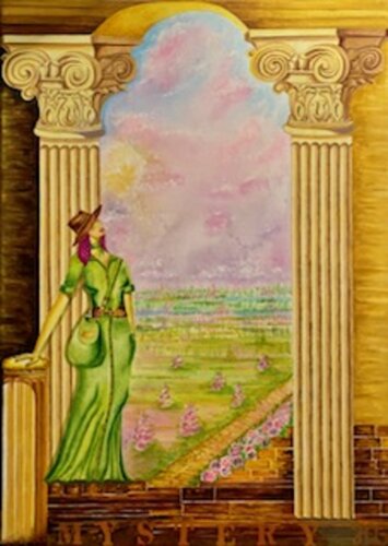 "Mystery of a woman", Painting "Authentic presence" de Hanna Gasanova, Pintura a la venta en Singulart