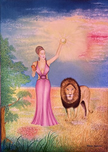 My love to you by Hanna Gasanova, Painting for Sale on Singulart