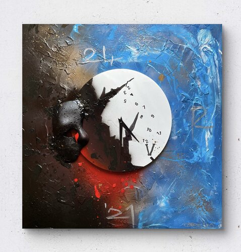 Autoritratto astratto di Cristiano Cavedon, Pittura in vendita su Singulart