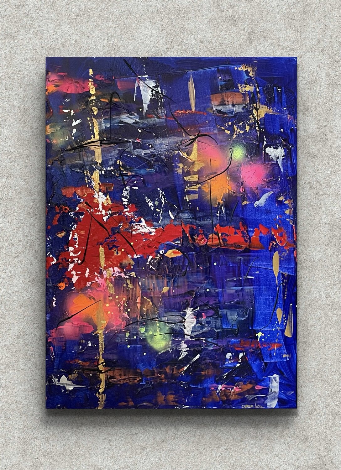 Gioia e luce Cristiano Cavedon Origineel schilderij te koop