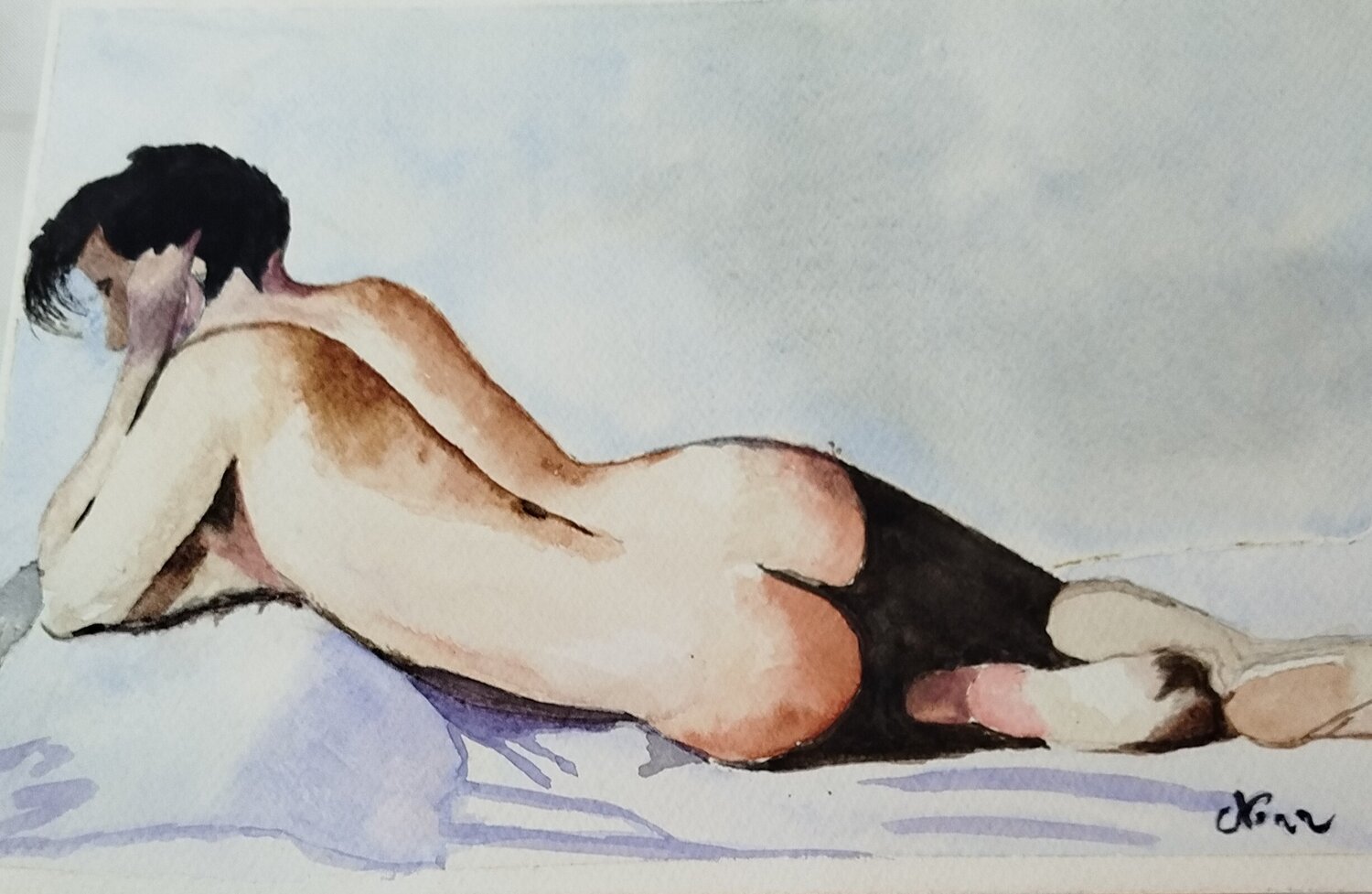 Aquarelle sur papier Nathalie Guidi