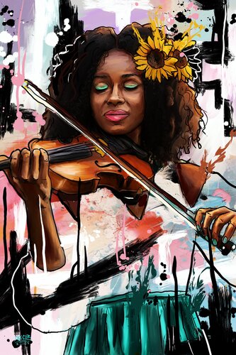 Heart Strings de Deante Howard, Impresión a la venta en Singulart