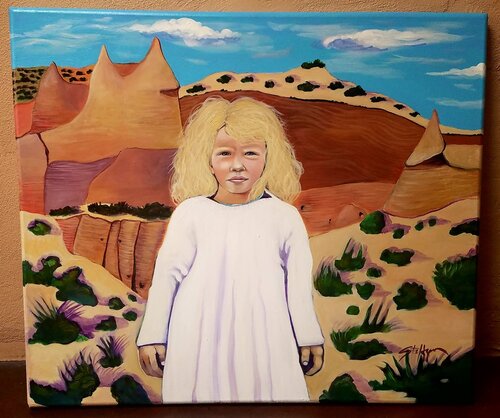 Alma by carol steffgen, Painting for Sale on Singulart