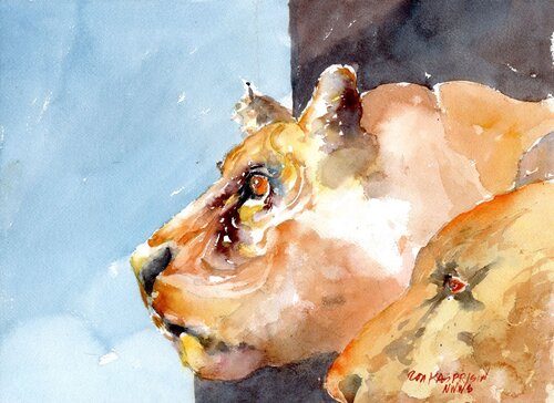 Attitude! van Ron Kasprisin, Schilderij te koop op Singulart