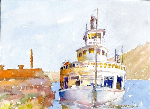 Casca on the Yukon by Ron Kasprisin, Painting for Sale on Singulart