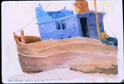 Good Partner Haines AK van Ron Kasprisin, Schilderij te koop op Singulart