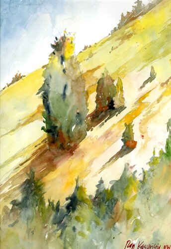 Montana Meadow by Ron Kasprisin, Painting for Sale on Singulart