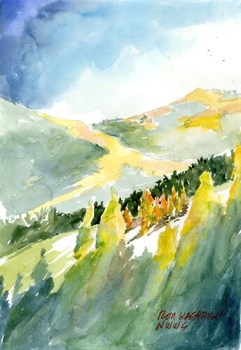 Montana Larch by Ron Kasprisin, Painting for Sale on Singulart