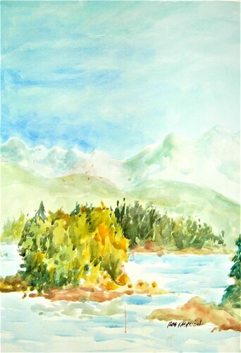 Sitka Archipelago di Ron Kasprisin, Pittura in vendita su Singulart