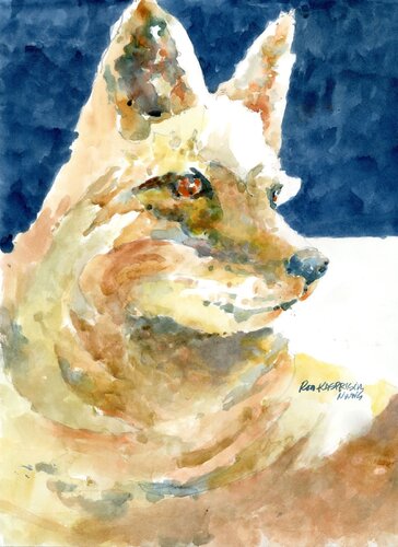 spirit fox par Ron Kasprisin, Peinture en vente sur Singulart