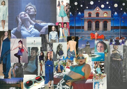 The leftovers blue von Michalina Marta Cap, Werk auf Papier kaufen auf Singulart