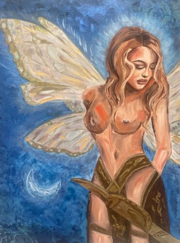 Guardian of the Quiet Light by Jacqui Hoitingh, Painting for Sale on Singulart