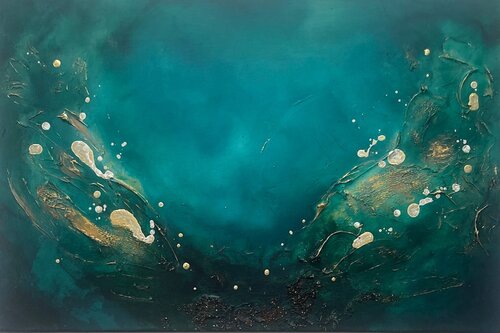 A Safe place to Land van Jacqui Hoitingh, Schilderij te koop op Singulart