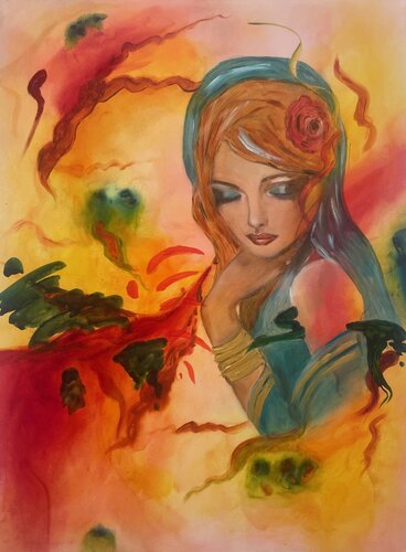 Choosing You! di Jacqui Hoitingh, Pittura in vendita su Singulart