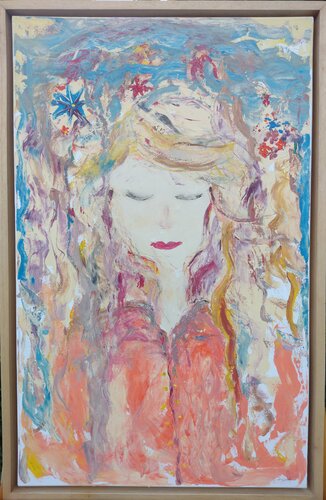 Autorretrato imaginario van Juliana María de los Ángeles Modenutti, Schilderij te koop op Singulart