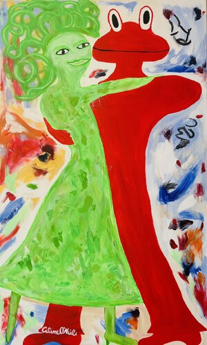 lets dance van Celine O´Neil, Schilderij te koop op Singulart
